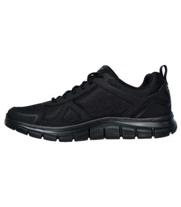 Skechers Burns Agoura Negro | Rejilla y tirador trasero