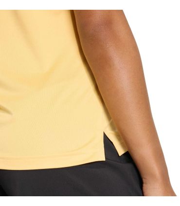 Adidas Camiseta We Min V Nk Amarillo Mujer | Escote pico
