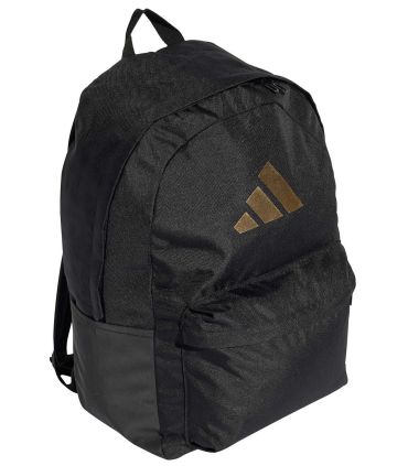 Adidas Mochila Classic 3 Bar Logo Negro | 27L y ergonomía