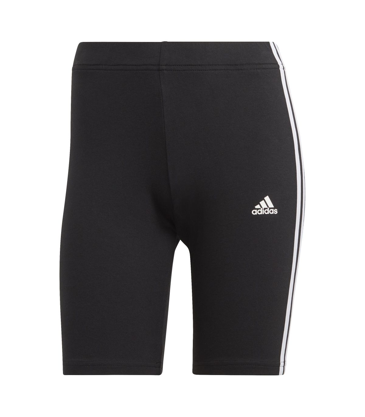 Adidas mallas cortas Essentials 3 bandas mujer | Negro