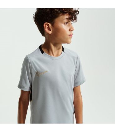 Nike Camiseta Academy Junior Gris | Tejido técnico transpirable infantil