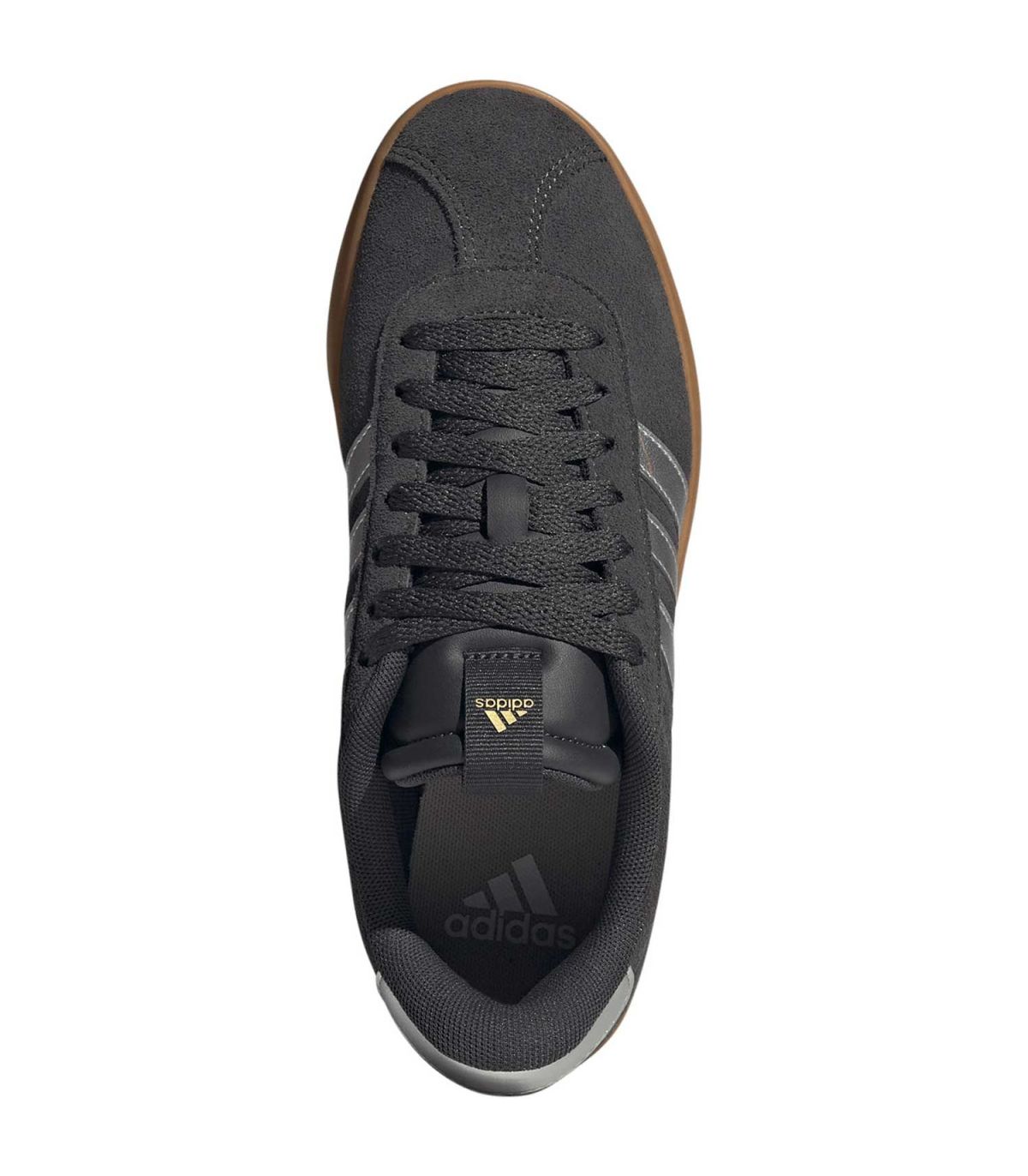 Adidas VL Court 3.0 14 Mujer | Suela caramelo y bandas plata