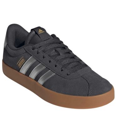 Adidas VL Court 3.0 14 Mujer | Suela caramelo y bandas plata