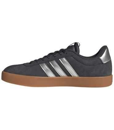 Adidas VL Court 3.0 14 Mujer | Suela caramelo y bandas plata