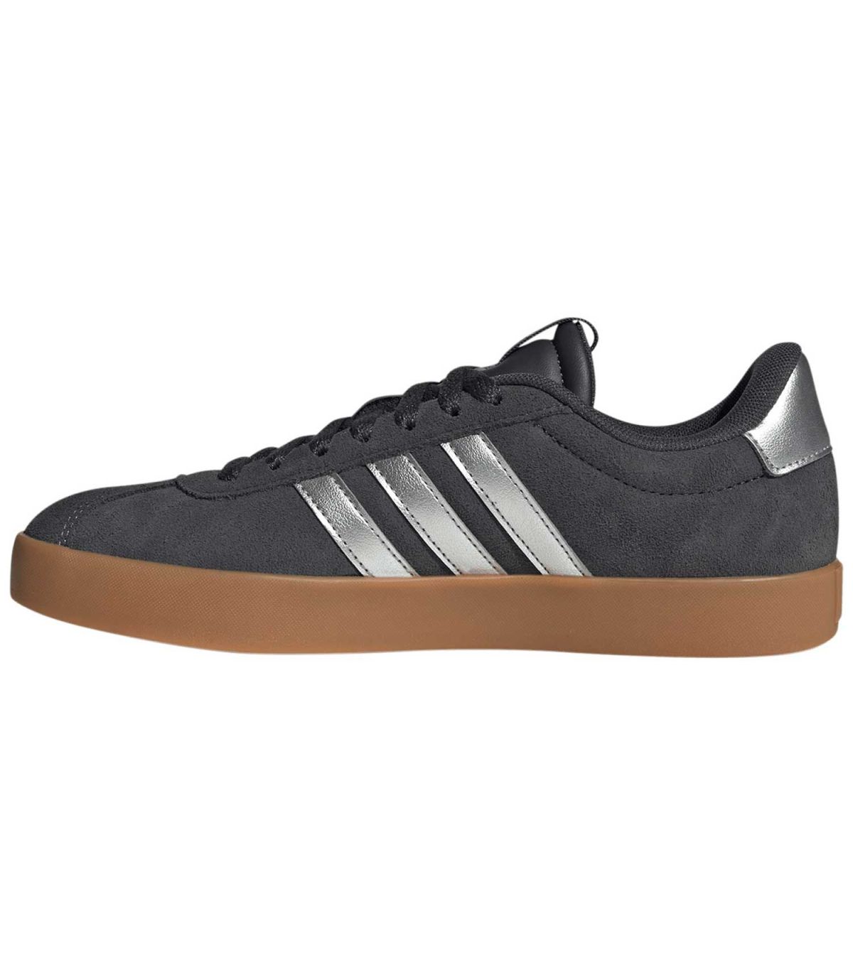 Adidas VL Court 3.0 14 Mujer | Suela caramelo y bandas plata
