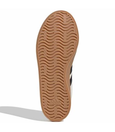 Adidas VL Court 3.0 28 Mujer | Gamuza marfil y logo dorado