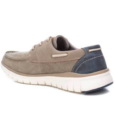XTI Zapato Casual 14231003 | Estilo náutico de lona con suela de flexión