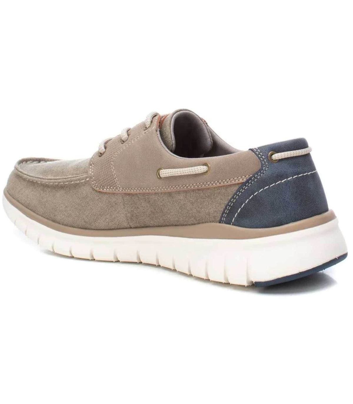 XTI Zapato Casual 14231003 | Estilo náutico de lona con suela de flexión