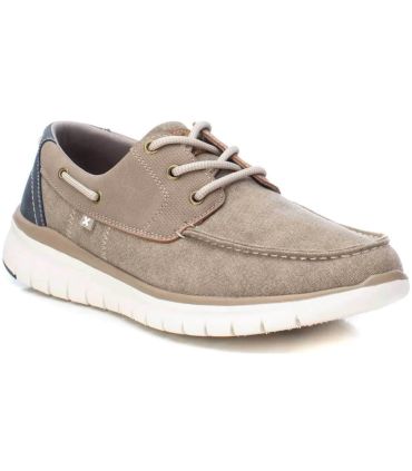 XTI Zapato Casual 14231003 | Estilo náutico de lona con suela de flexión