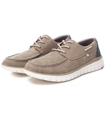 XTI Zapato Casual 14231003 | Estilo náutico de lona con suela de flexión
