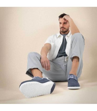 XTI Zapato Casual 14231001 | Lona denim y suela segmentada