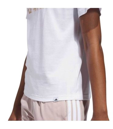 Adidas Camiseta Shl Big Logo Mujer | Estampado floral orgánico