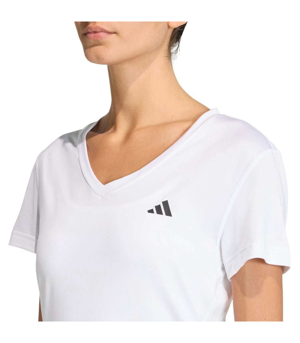 Adidas Camiseta Entrenamiento con Cuello Pico | Acción secante