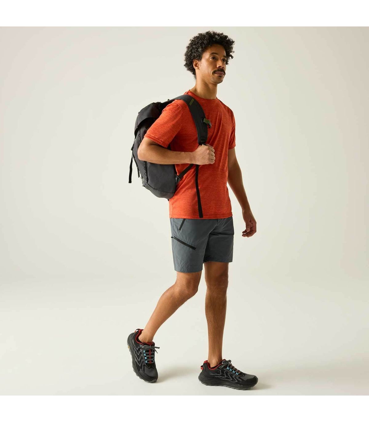 Regatta Pantalon Corto Xertstretch Gris | Ergonomía activa