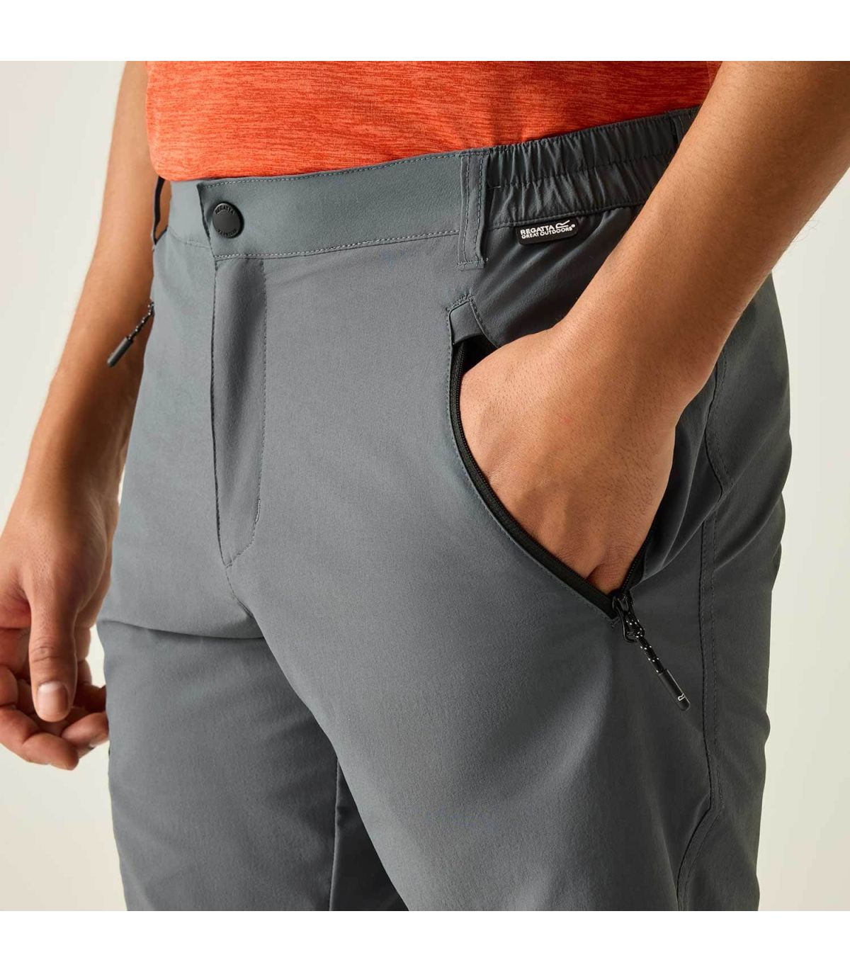 Regatta Pantalon Corto Xertstretch Gris | Ergonomía activa