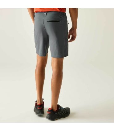 Regatta Pantalon Corto Xertstretch Gris | Ergonomía activa