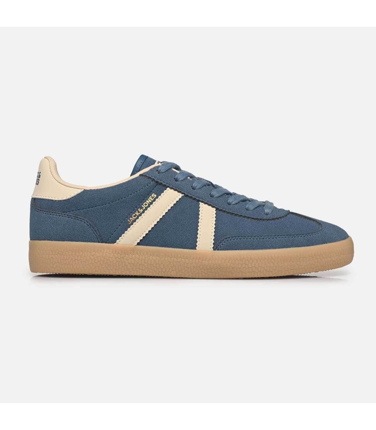 Zapatillas Jack Jones Jfwmambo Suede Special en ante azul de estilo urbano y deportivo.