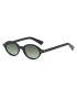Ocean Gafas de Sol Polarizadas L,Espiguette Shiny Black / Green