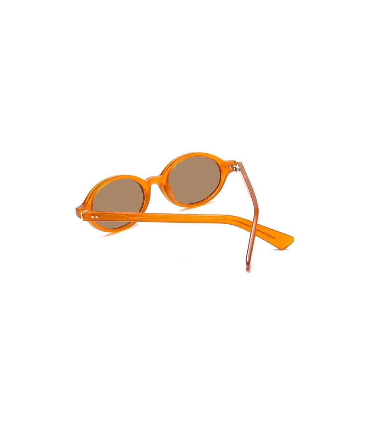 Ocean Gafas de Sol Polarizadas L,Espiguette Transparent Brown / Brown | montura ovalada translúcida