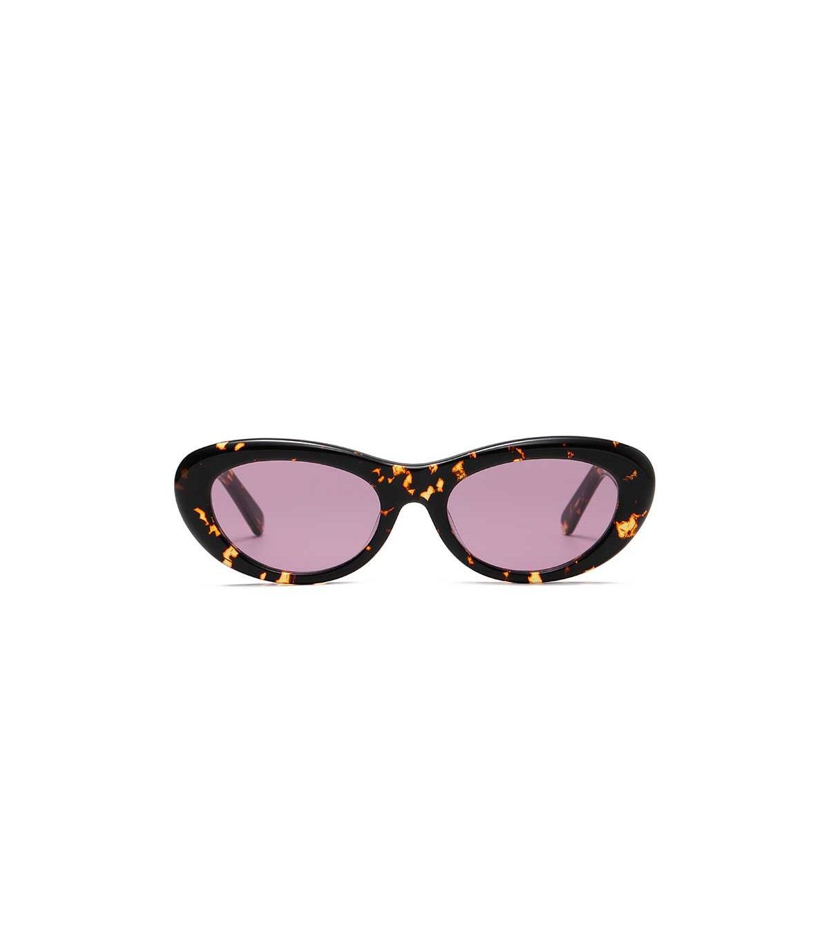 Ocean Gafas de Sol Polarizadas Sardinero Brown / Purple | Carey ovalada