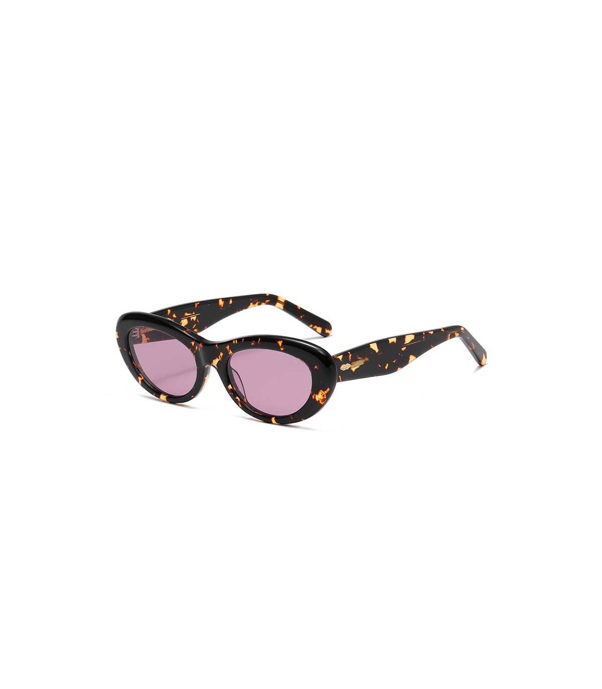 Gafas de sol polarizadas Ocean Sardinero marrón y morado para deporte y uso casual.