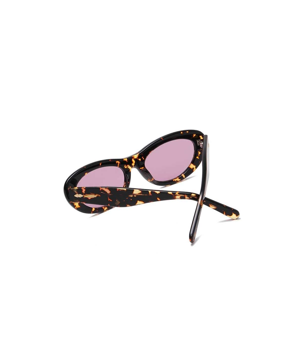 Ocean Gafas de Sol Polarizadas Sardinero Brown / Purple | Carey ovalada