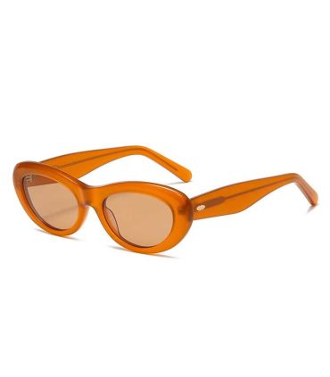 Gafas de sol polarizadas Ocean Sardinero Brown con montura ligera y lentes marrones.