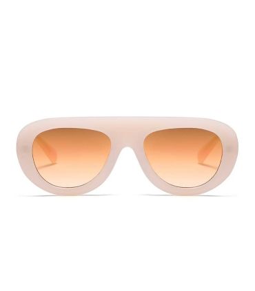 Ocean Gafas de Sol Polarizadas Cote des Basques White / Brown | Marfil degradado anaranjado