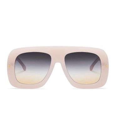 Ocean Gafas de Sol Polarizadas Calanque Transparent White / Gradiant | maxi cuadrada crema