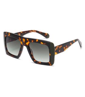 Gafas de sol polarizadas Ocean Corniche con montura marrón y lentes verdes G15.