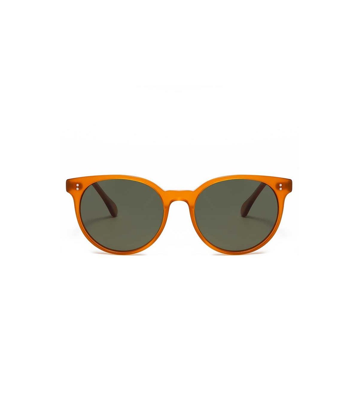 Ocean Gafas de Sol Polarizadas Classic 3 Transparent Honey / Green | Armazón miel