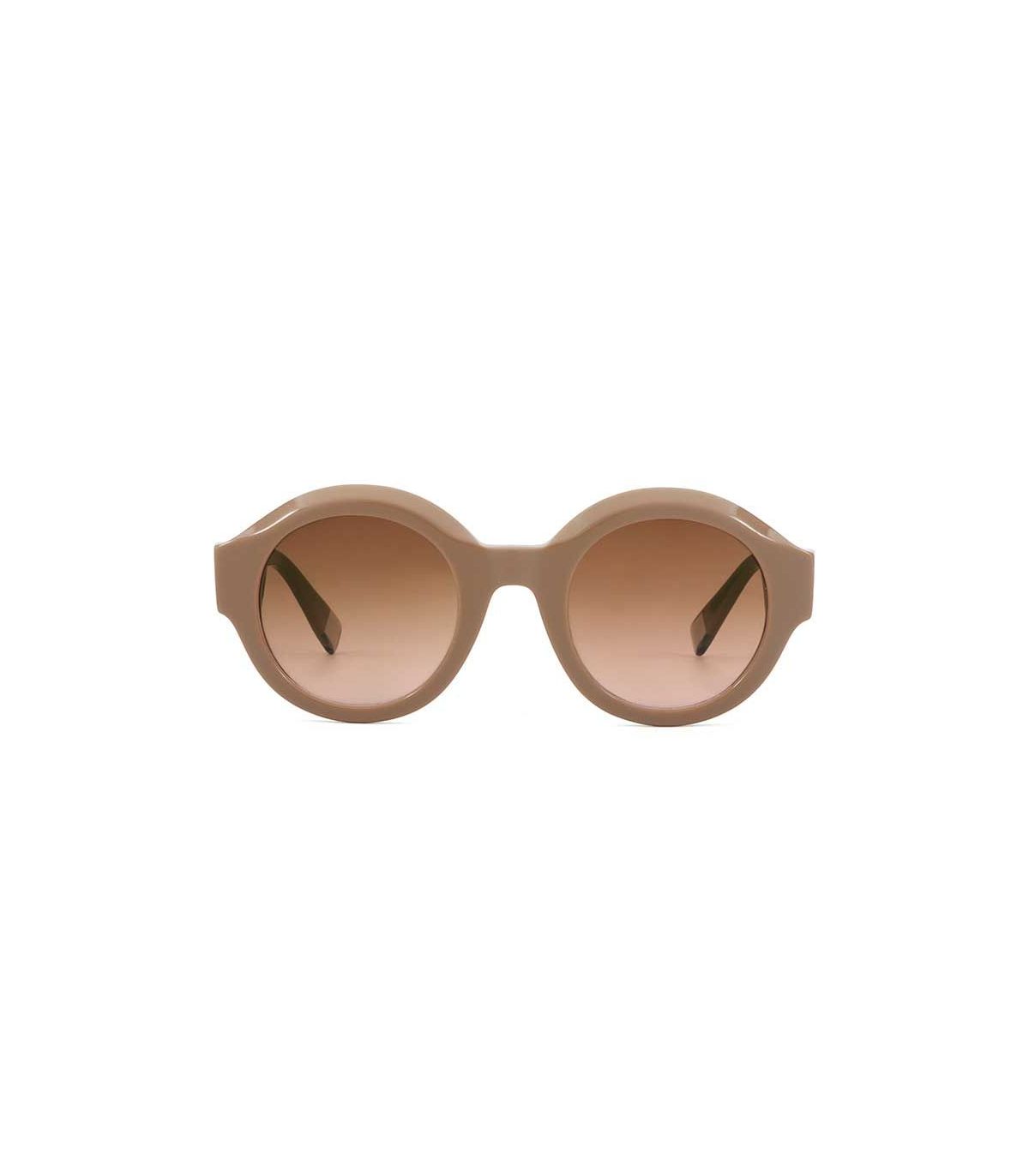 Ocean Gafas de Sol Polarizadas New Era 3 Beige / Brown | Aro circular