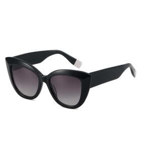 Gafas de sol polarizadas Ocean New Era 4 negras y grises con montura deportiva ergonómica.