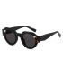 Gafas de sol polarizadas Ocean New Era 10 negras con lentes ahumadas para mujer.