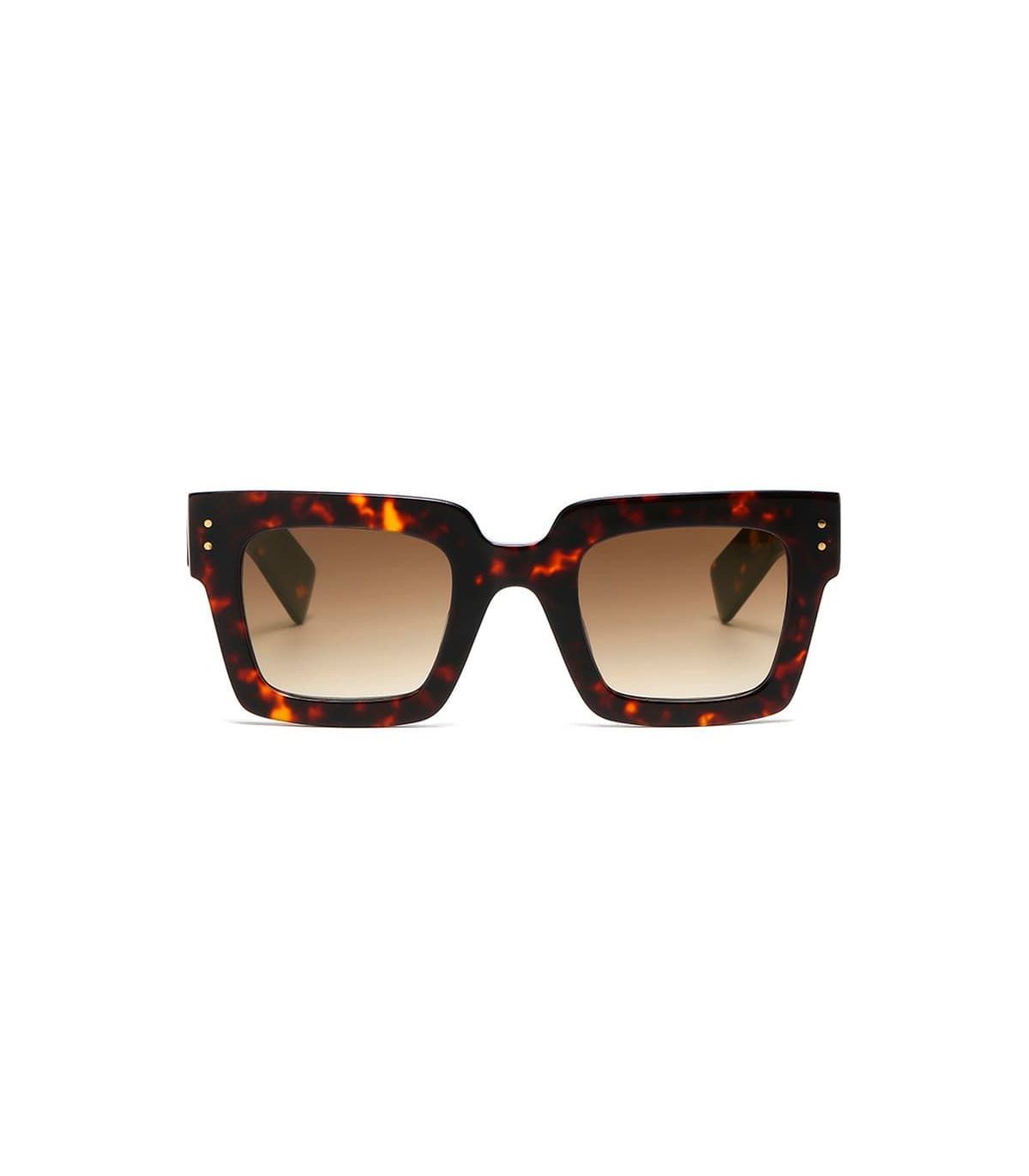 Ocean Gafas de Sol Polarizadas New Era 12 Brown / Grey | Remaches dorados