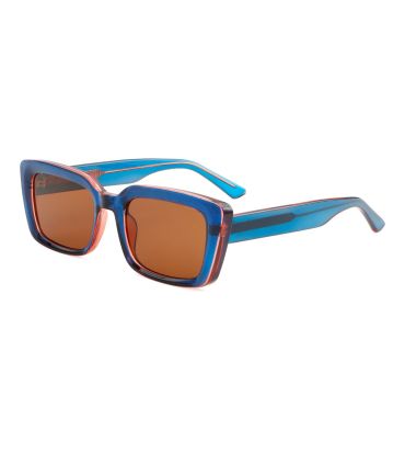 Gafas de sol polarizadas Ocean Saint Michel azules y grises para deportistas con diseño urbano.