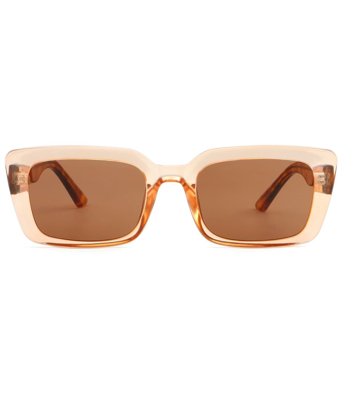 Ocean Gafas de Sol Polarizadas Saint Michel White / Brown | Frente miel