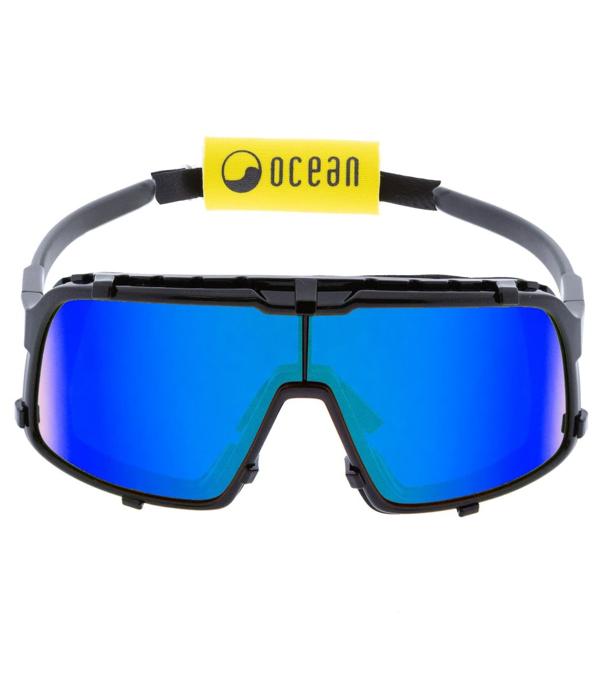 Ocean Gafas de Sol Polarizadas Leu Matte Black / Blue Revo | Modular