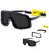 Ocean Gafas de Sol Polarizadas Leu Matte Black / Smoke