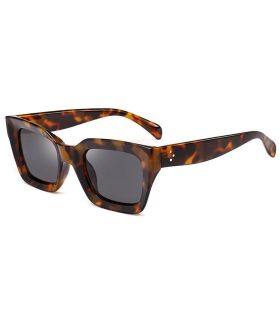 Gafas de sol polarizadas deportivas Ocean Osaka con montura marrón y lentes humo para running.