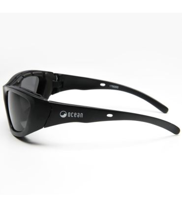 Ocean Gafas de Sol Polarizadas Biarritz Kids Matte Black / Smoke | protección infantil flexible