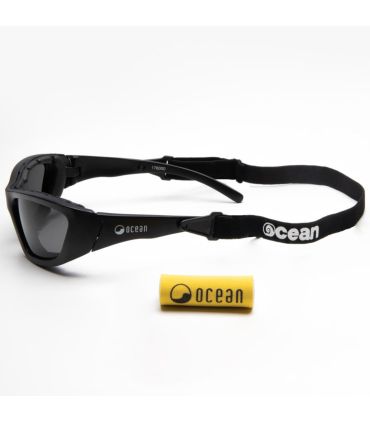 Ocean Gafas de Sol Polarizadas Biarritz Kids Matte Black / Smoke | protección infantil flexible