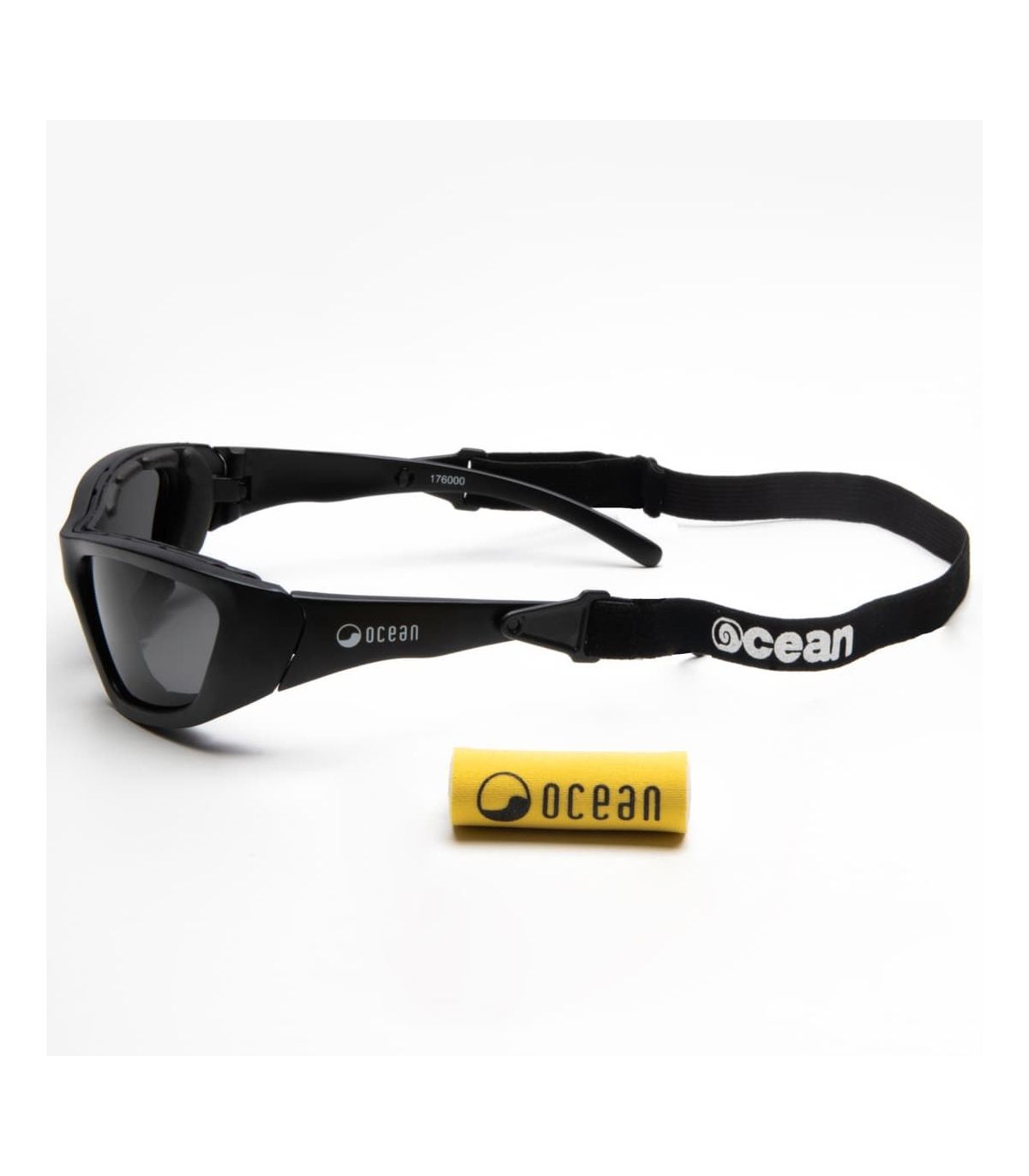 Ocean Gafas de Sol Polarizadas Biarritz Kids Matte Black / Smoke | protección infantil flexible