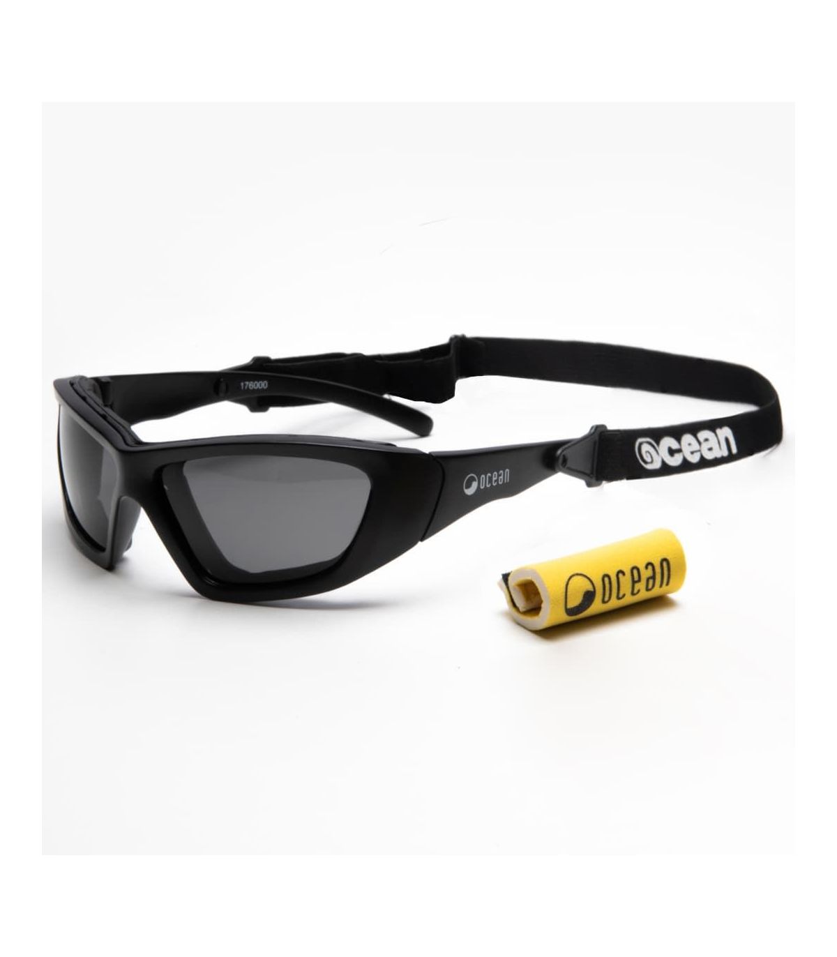 Ocean Gafas de Sol Polarizadas Biarritz Kids Matte Black / Smoke | protección infantil flexible