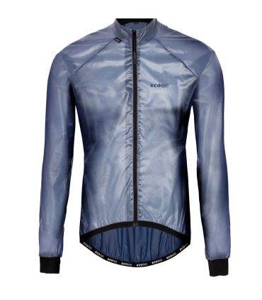 Chaqueta de ciclismo térmica y cortavientos Ecoon Saint Gervais Navy de ajuste ergonómico.