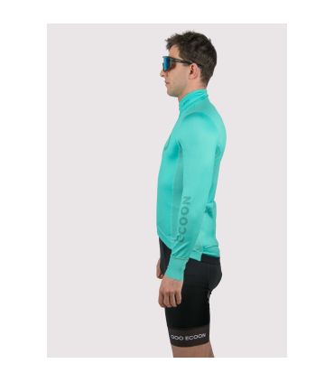 Ecoon Chaqueta Ciclismo Mont Ventoux Turquoise | cortavientos