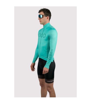 Ecoon Chaqueta Ciclismo Mont Ventoux Turquoise | cortavientos