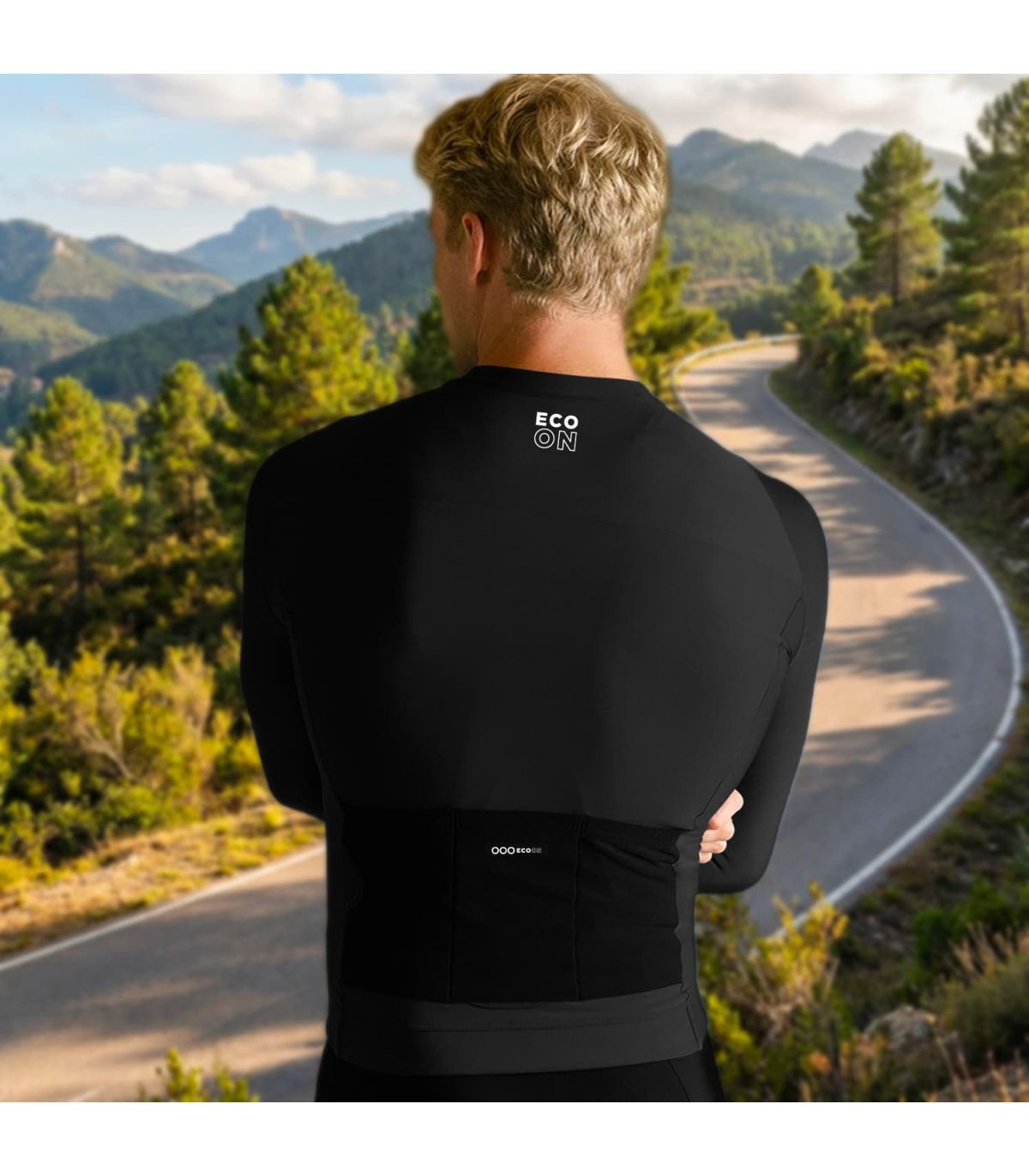 Ecoon Camiseta Ciclismo Pro Bonneville Black | manga larga