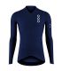 Camiseta técnica de ciclismo Ecoon Pro Bonneville Navy para hombre con ajuste aerodinámico y transpirable.