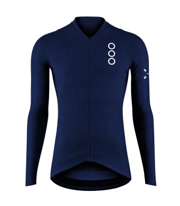 Camiseta técnica de ciclismo Ecoon Pro Bonneville Navy para hombre con ajuste aerodinámico y transpirable.